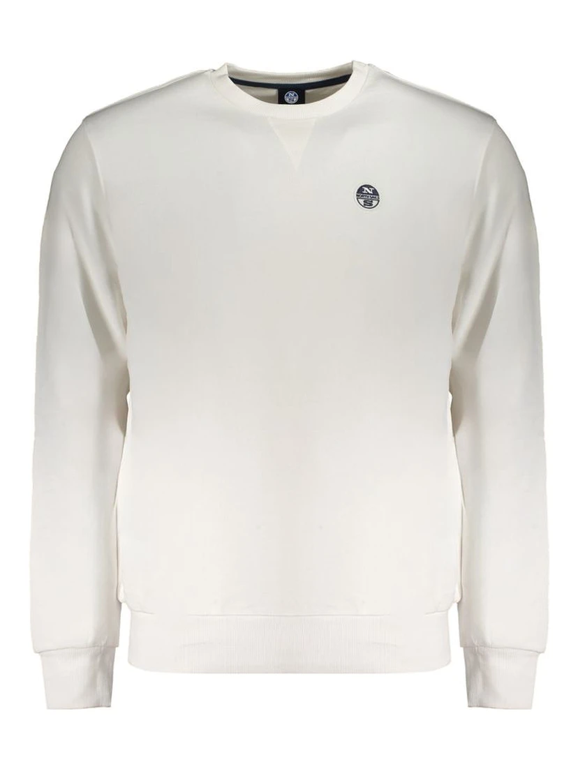 White Cotton Sweatshirt
