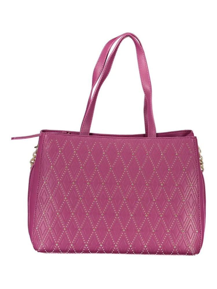 Purple Polyethylene Handbag
