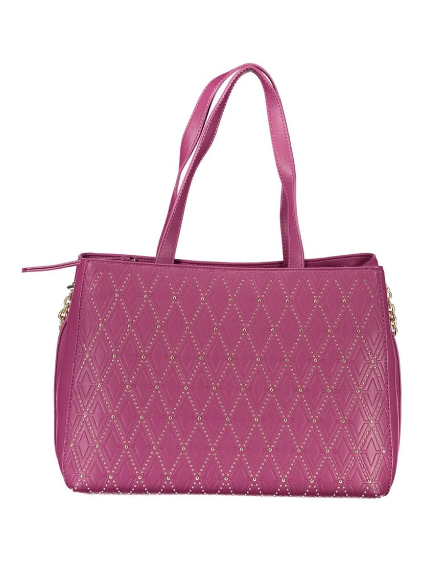 Purple Polyethylene Handbag