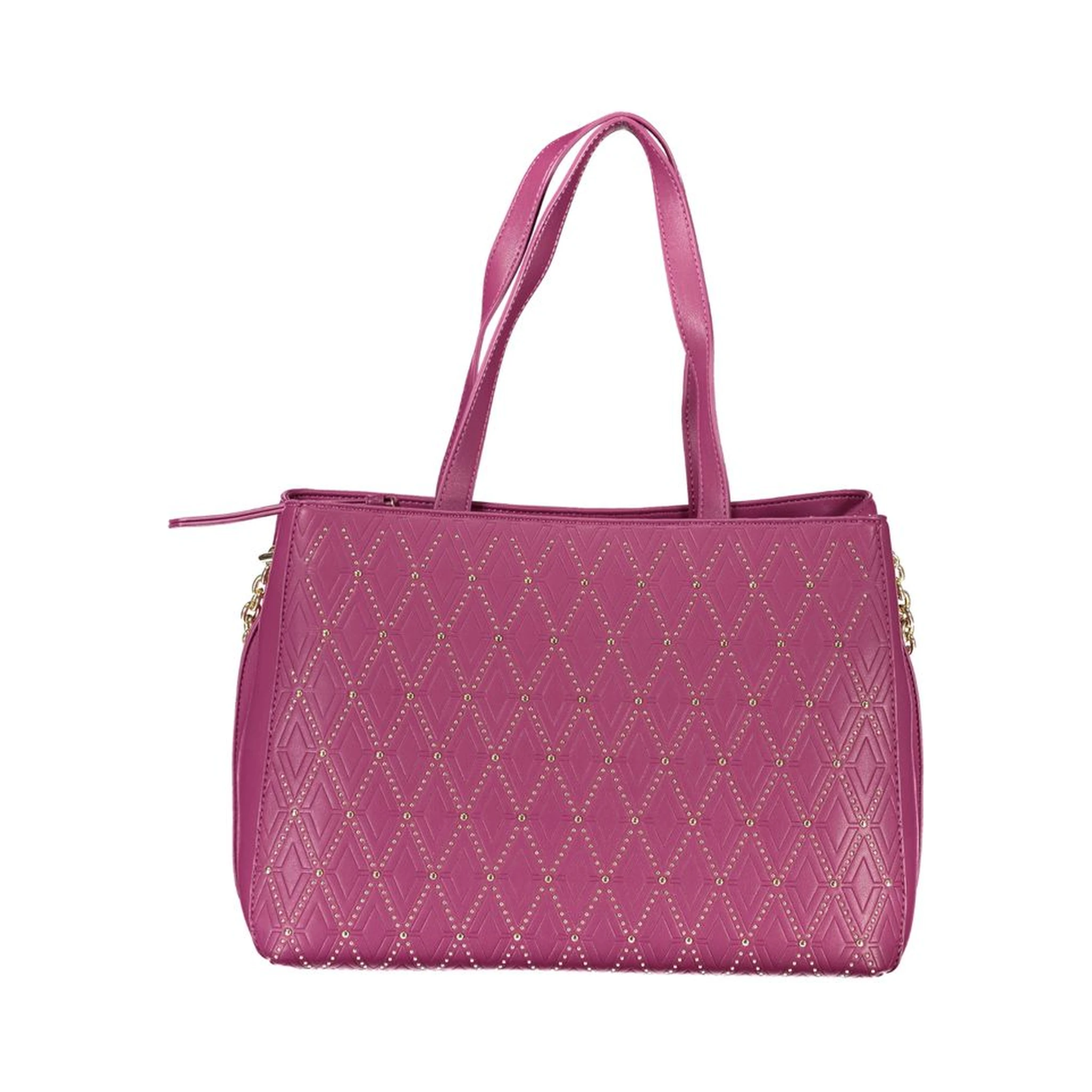 Purple Polyethylene Handbag
