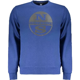 Blue Cotton Sweatshirt