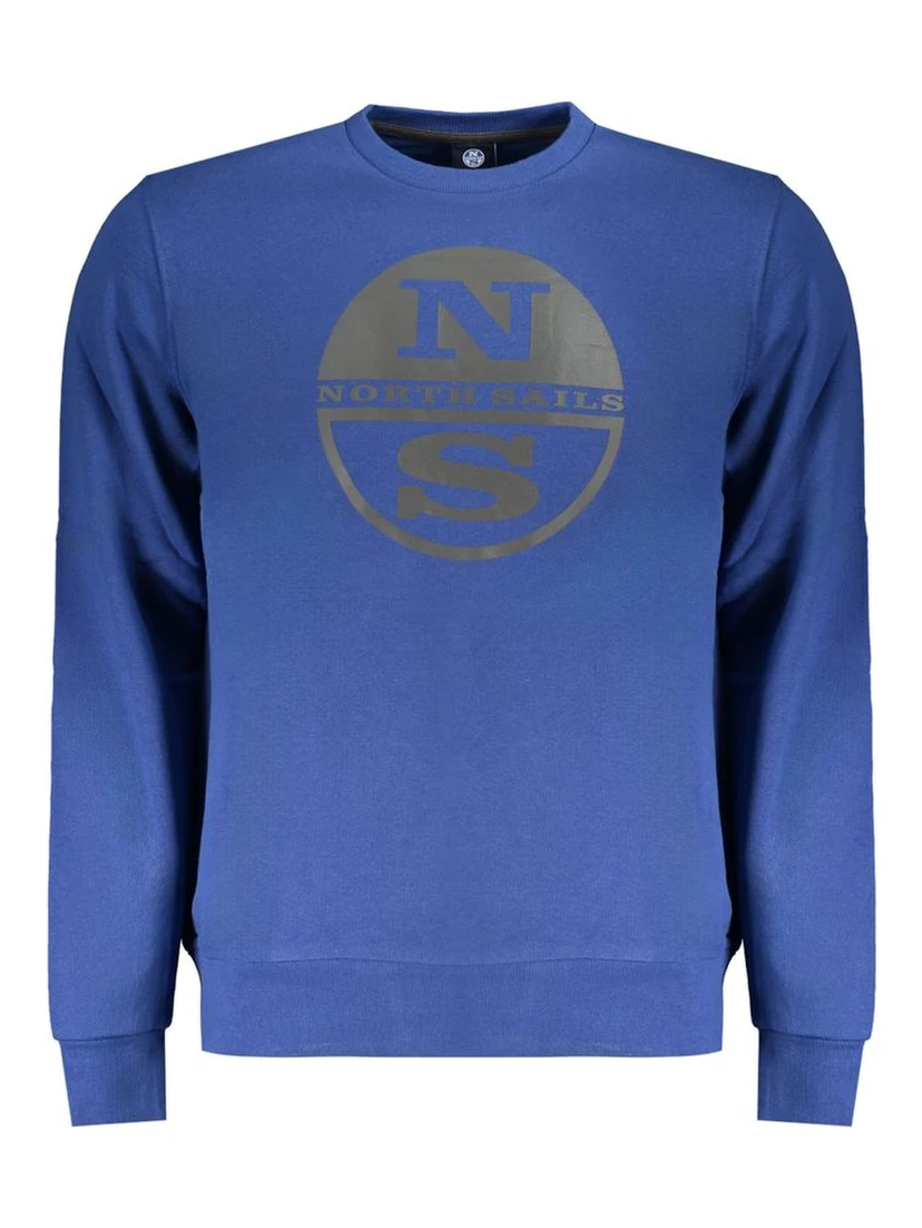 Blue Cotton Sweatshirt