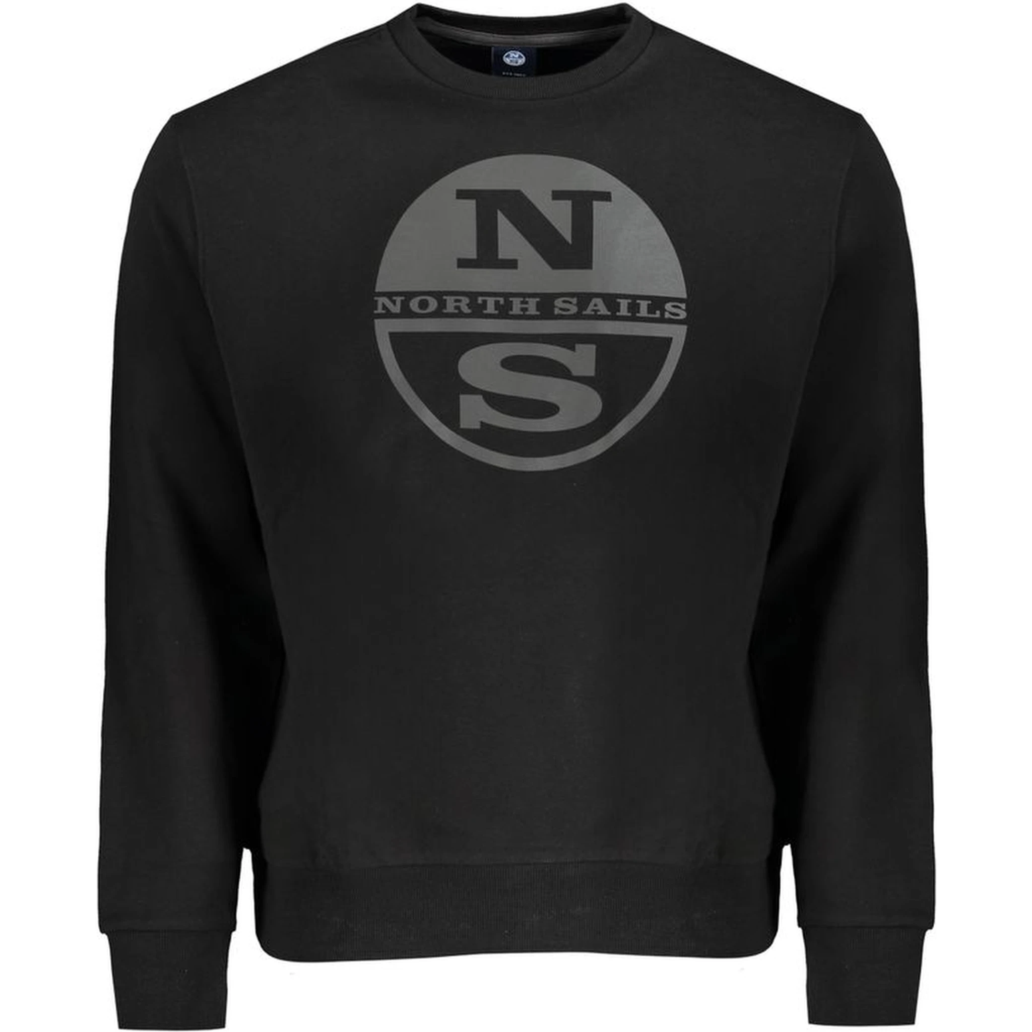 Black Cotton Sweatshirt