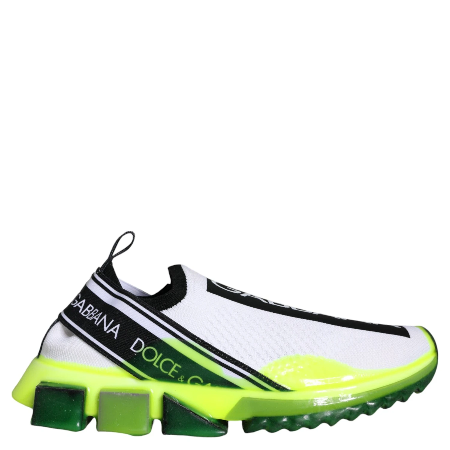White Yellow Slip On Sorrento Sneakers Shoes