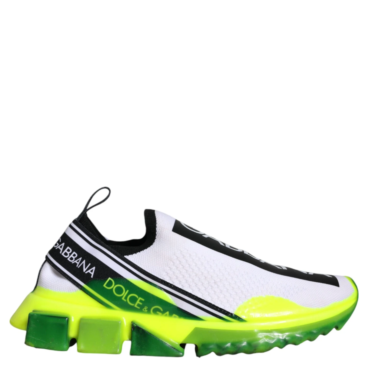 White Yellow Slip On Sorrento Sneakers Shoes