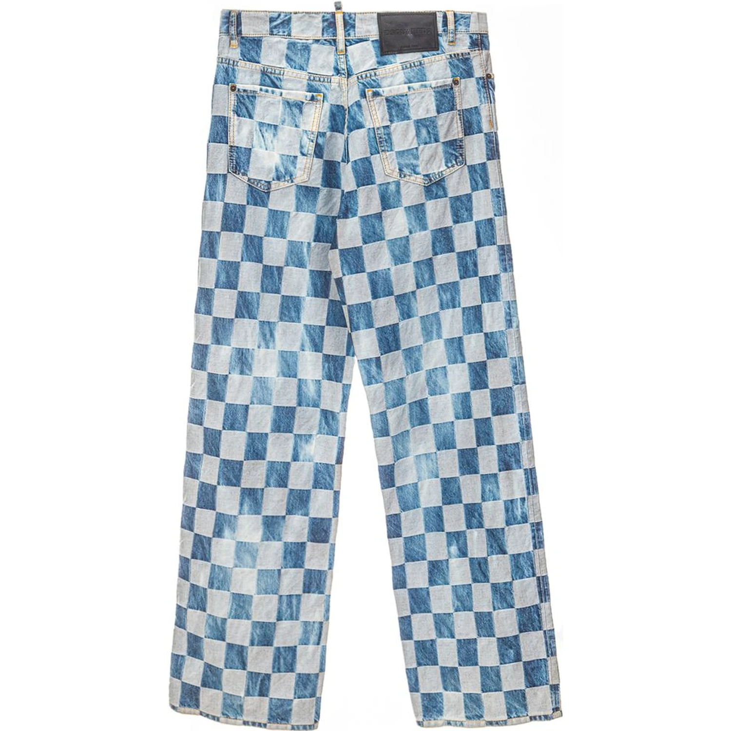 Blue Cotton Relaxed Fit Jeans
