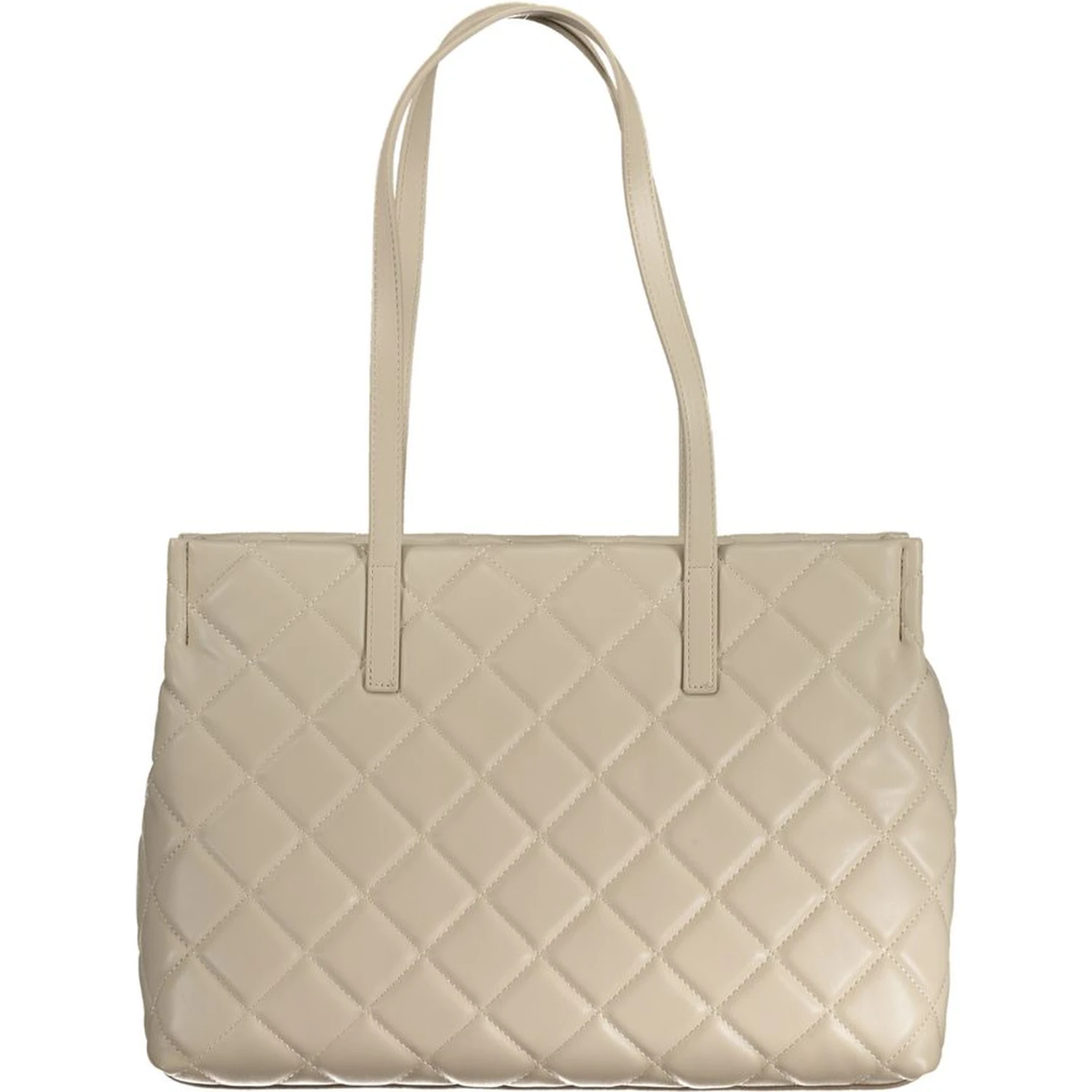Beige Polyethylene Handbag