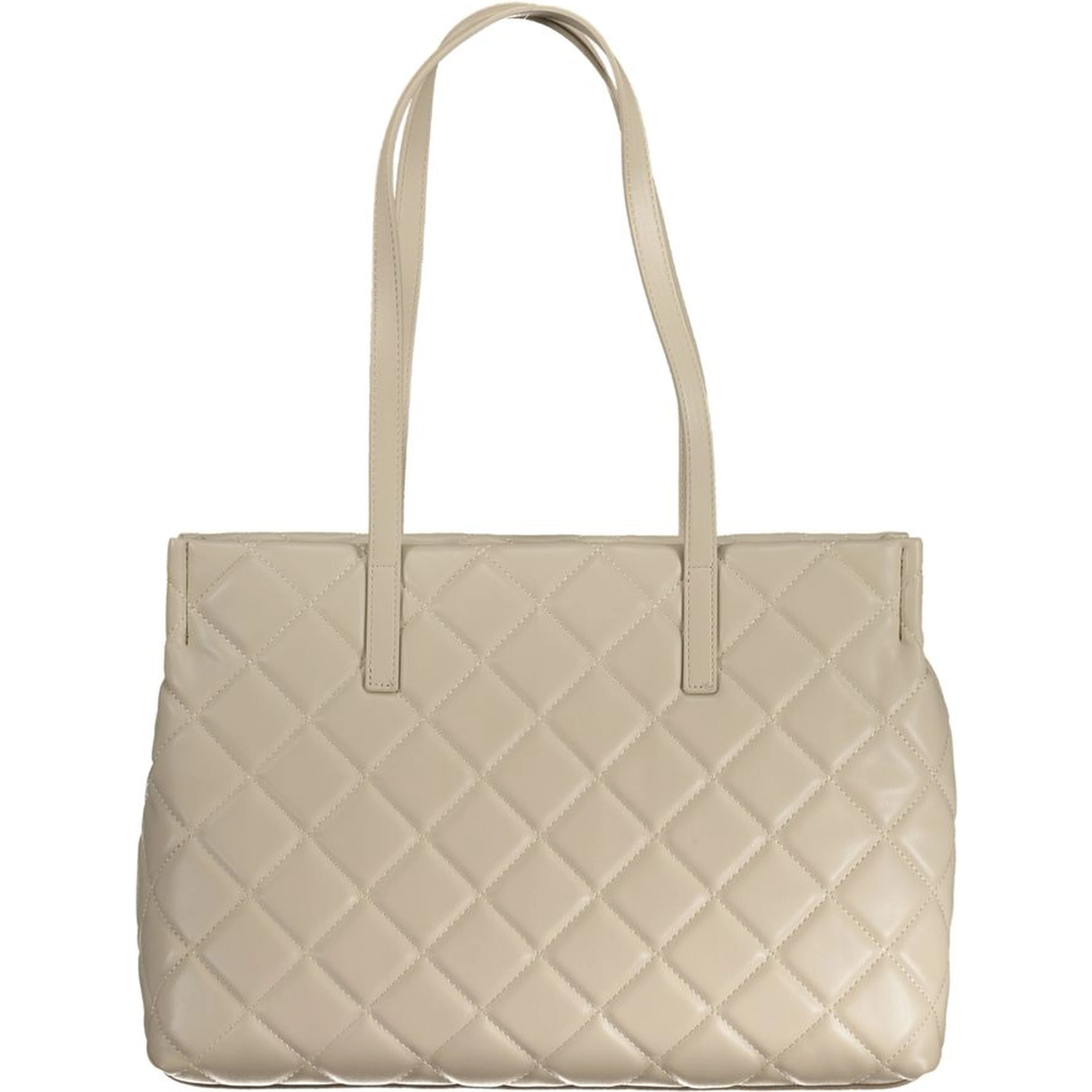 Beige Polyethylene Handbag