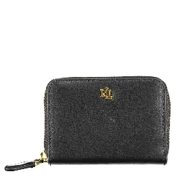 محفظة جلدية سوداء