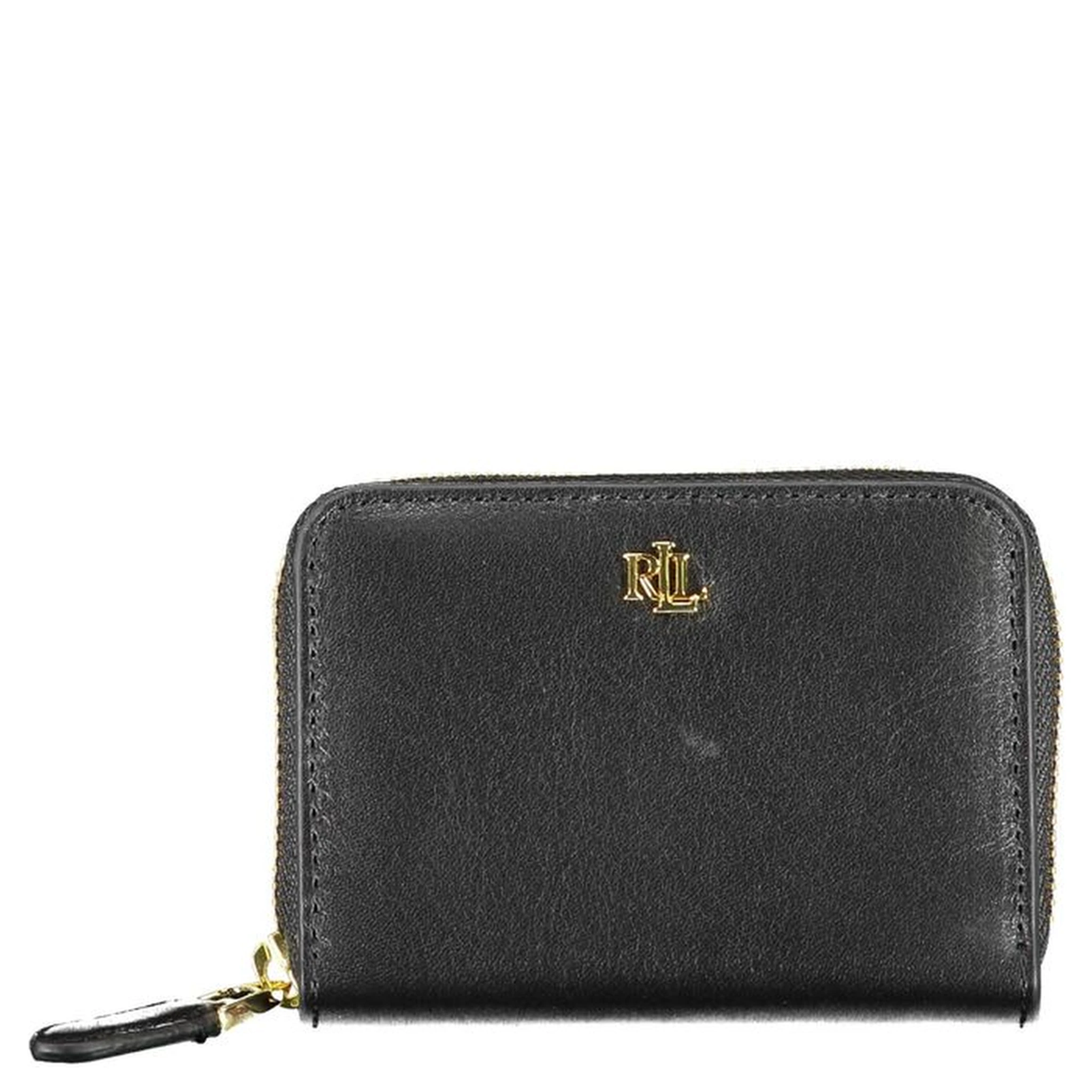 محفظة جلدية سوداء