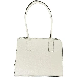 White Polyethylene Handbag