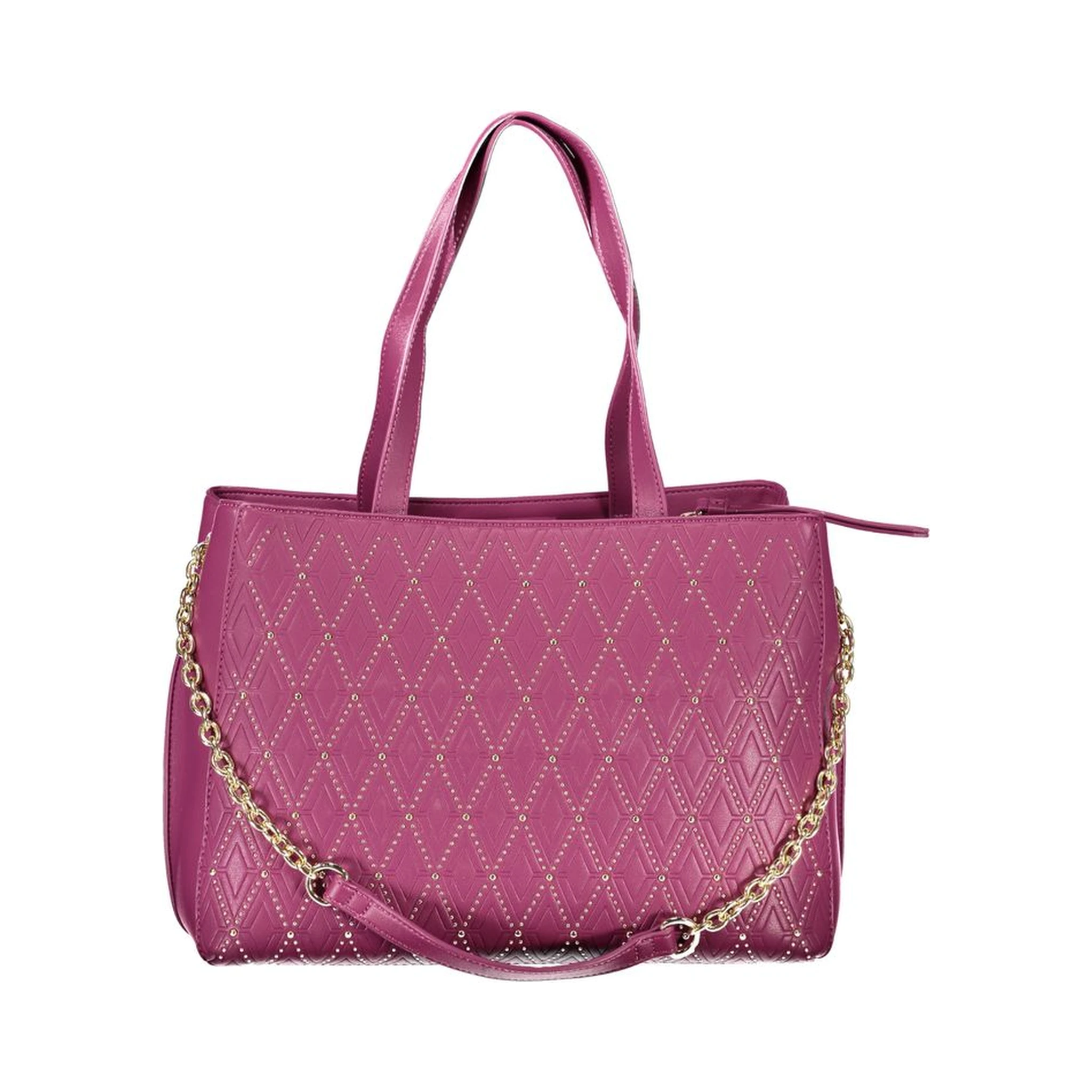 Purple Polyethylene Handbag
