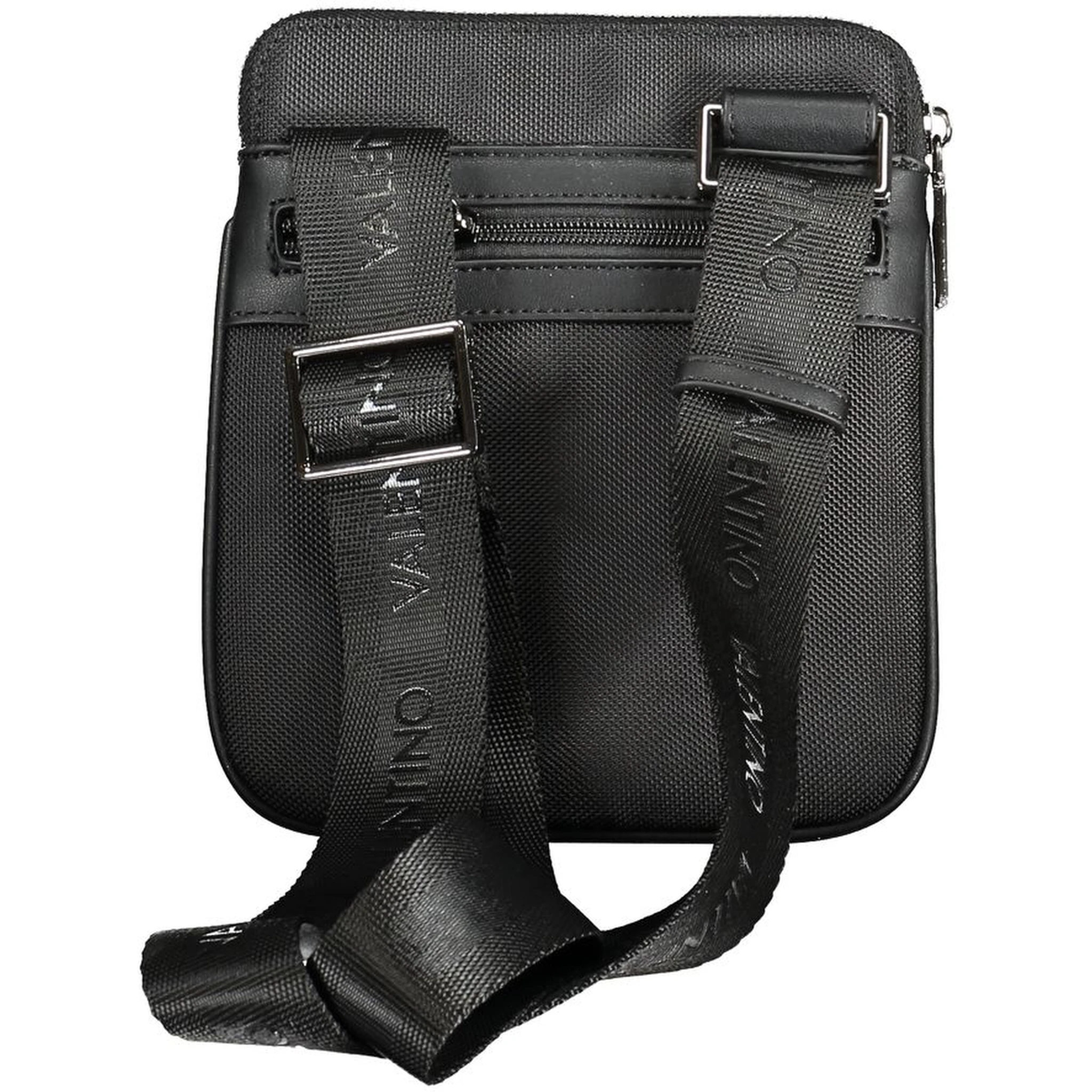 Black Polyethylene Shoulder Bag