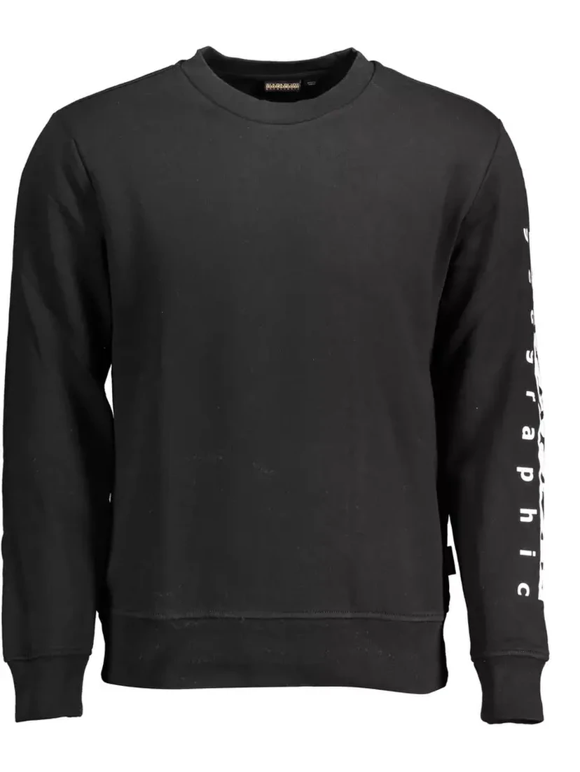 Black Cotton Sweater