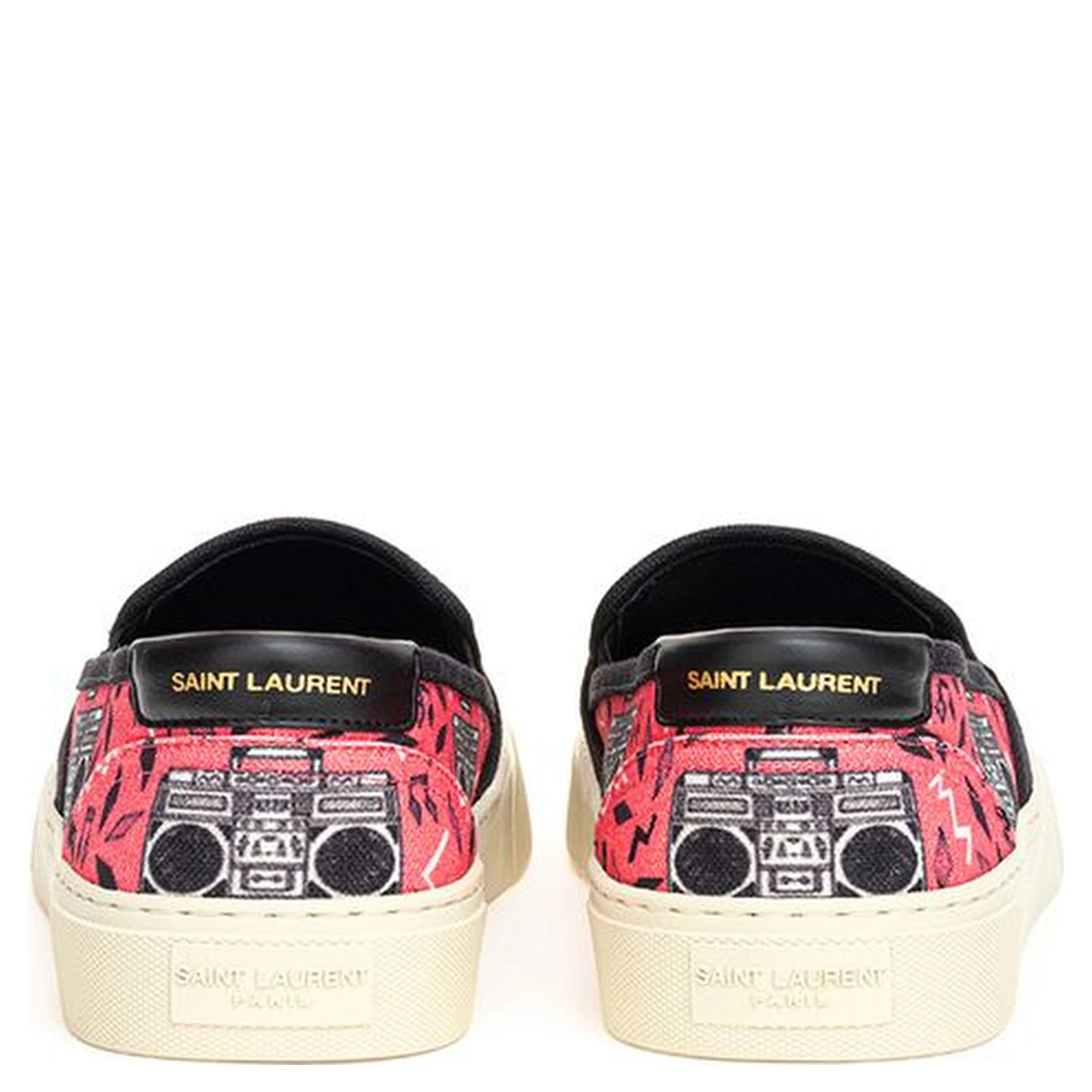 Pink Cotton Platform Sneakers