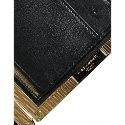 Multicolor Floral Gold Frame Clutch Evening Purse Bag