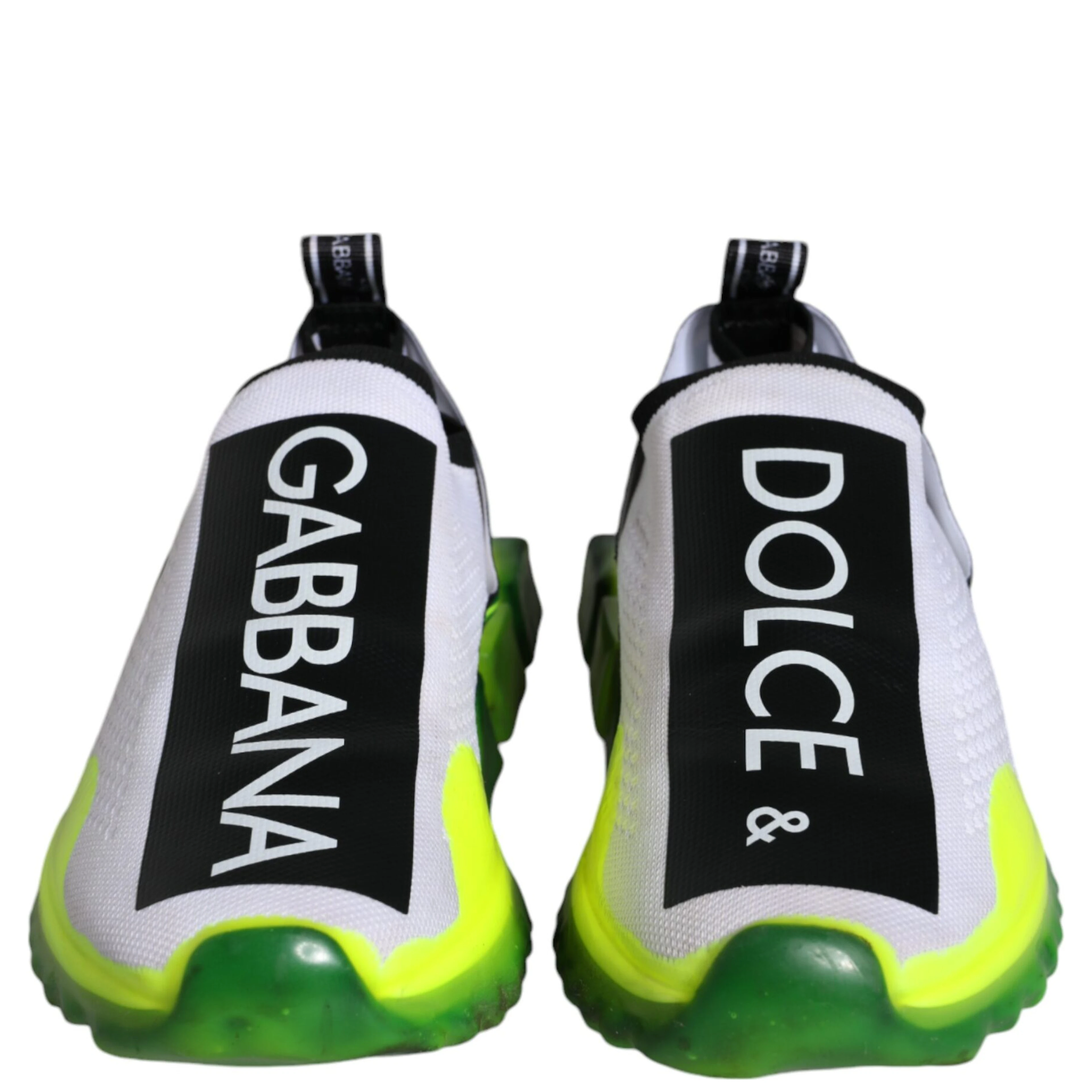 White Yellow Slip On Sorrento Sneakers Shoes