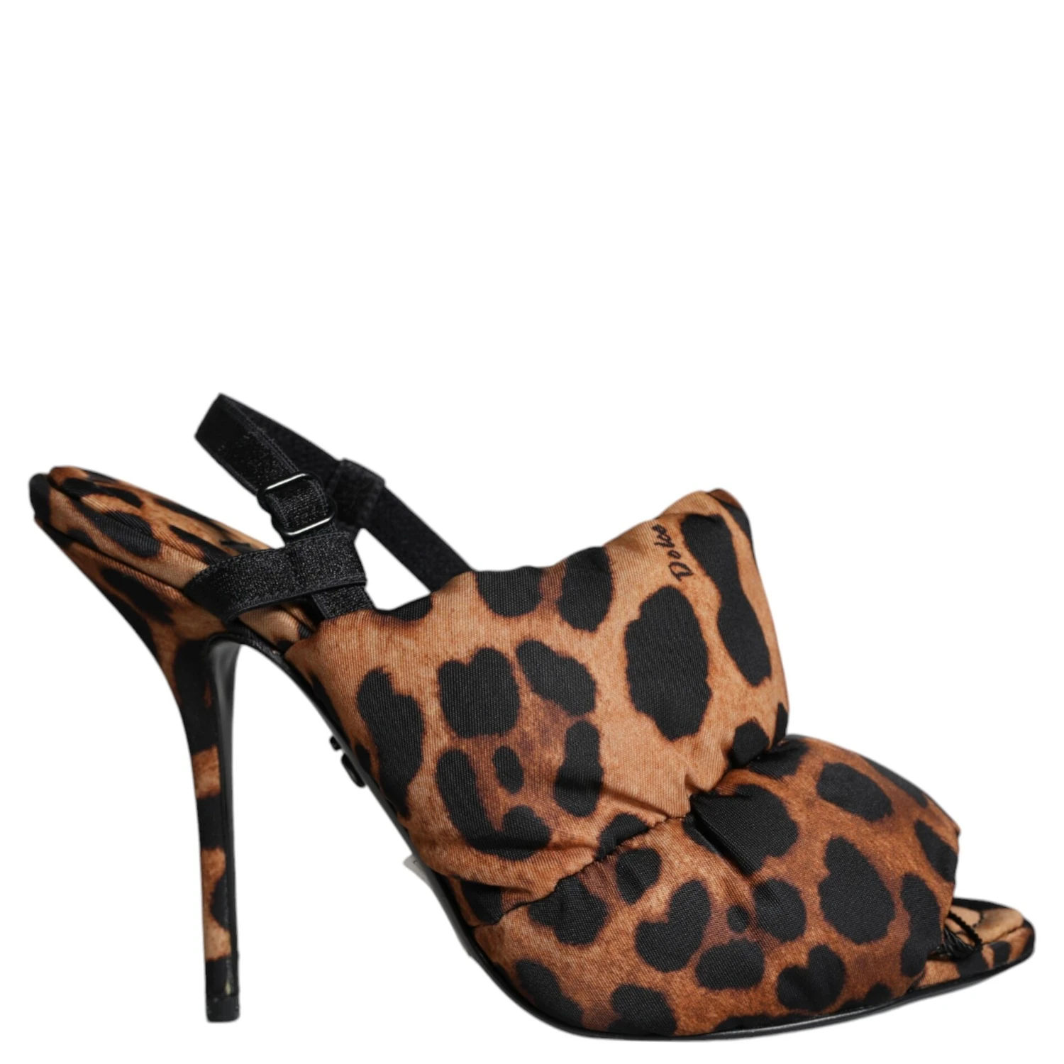 Brown Leopard Keira Slingback Sandals Shoes