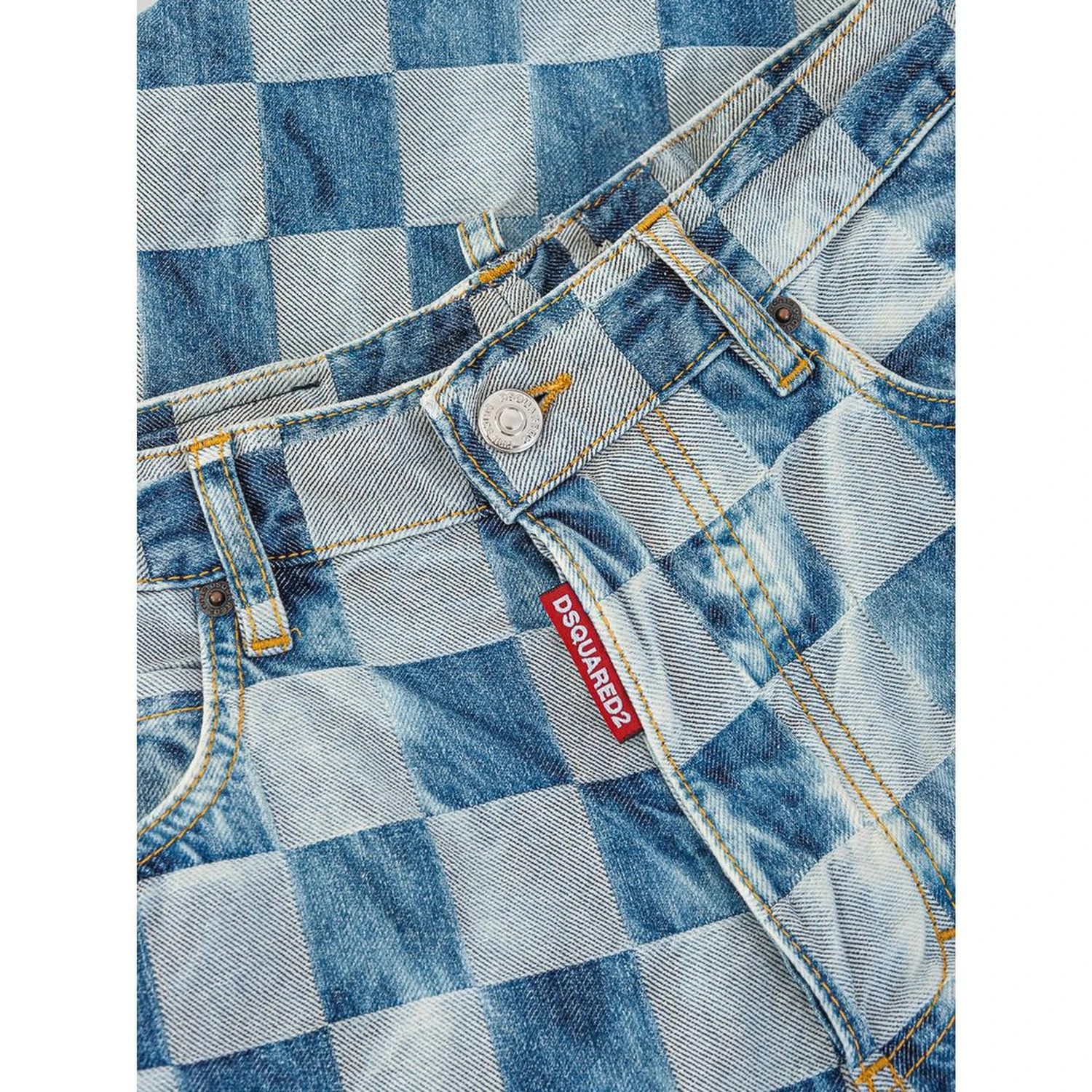 Blue Cotton Relaxed Fit Jeans