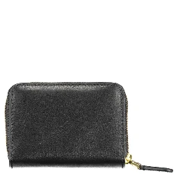 محفظة جلدية سوداء