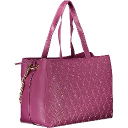 Purple Polyethylene Handbag