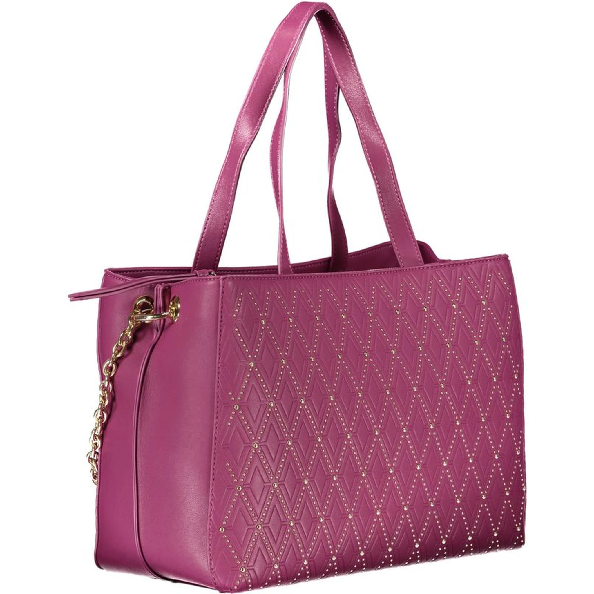 Purple Polyethylene Handbag