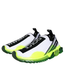 White Yellow Slip On Sorrento Sneakers Shoes
