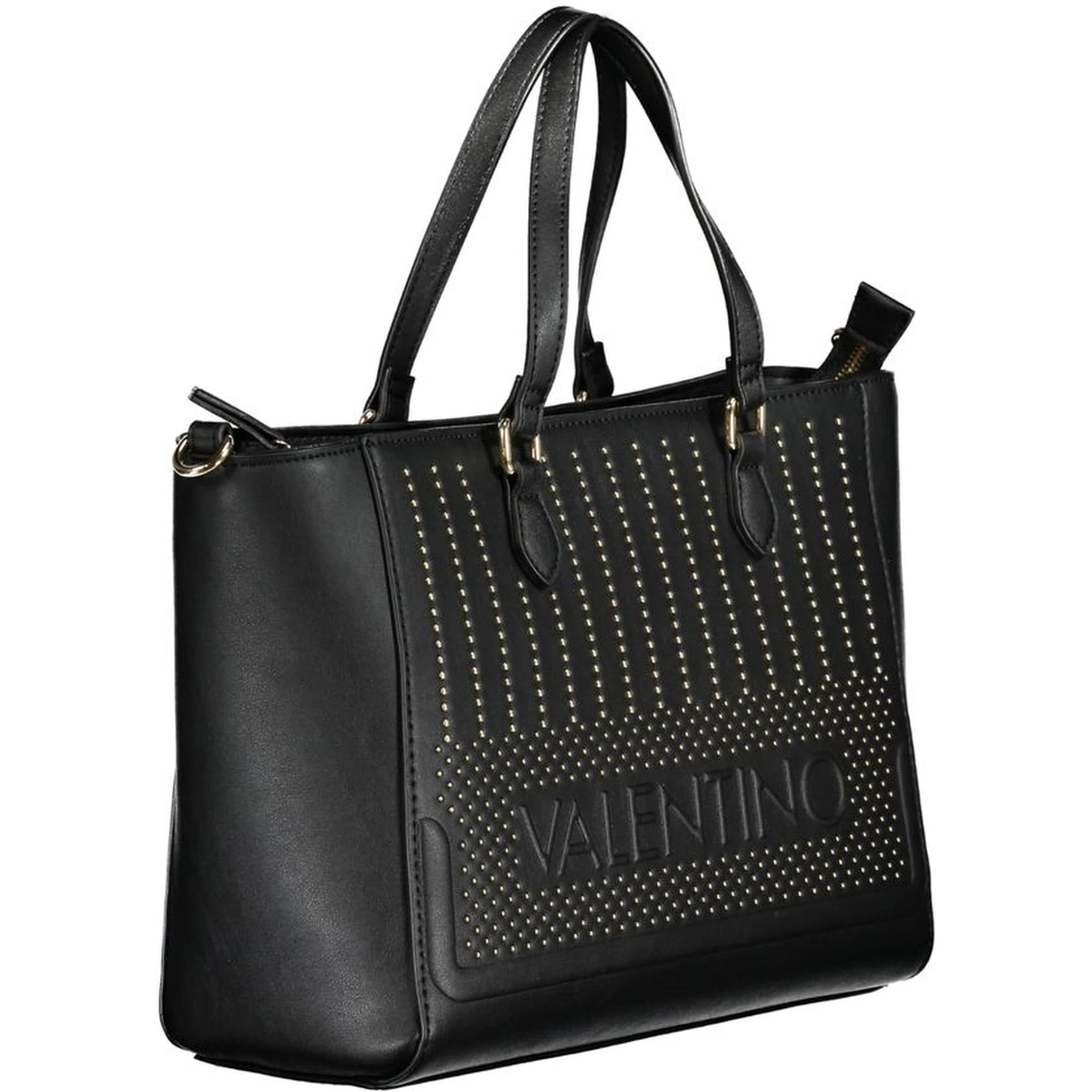 حقيبة يد من البولي إيثيلين الأسود