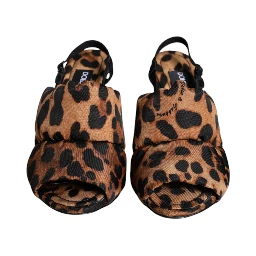 Brown Leopard Keira Slingback Sandals Shoes