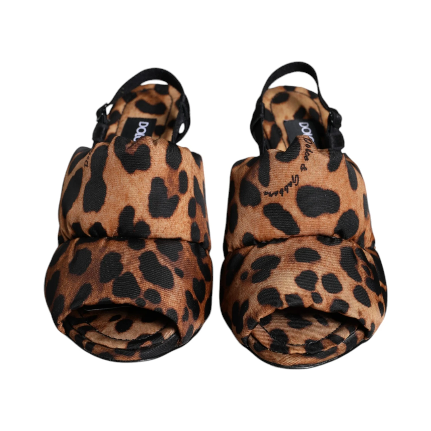 Brown Leopard Keira Slingback Sandals Shoes