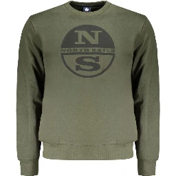 Green Cotton Sweatshirt