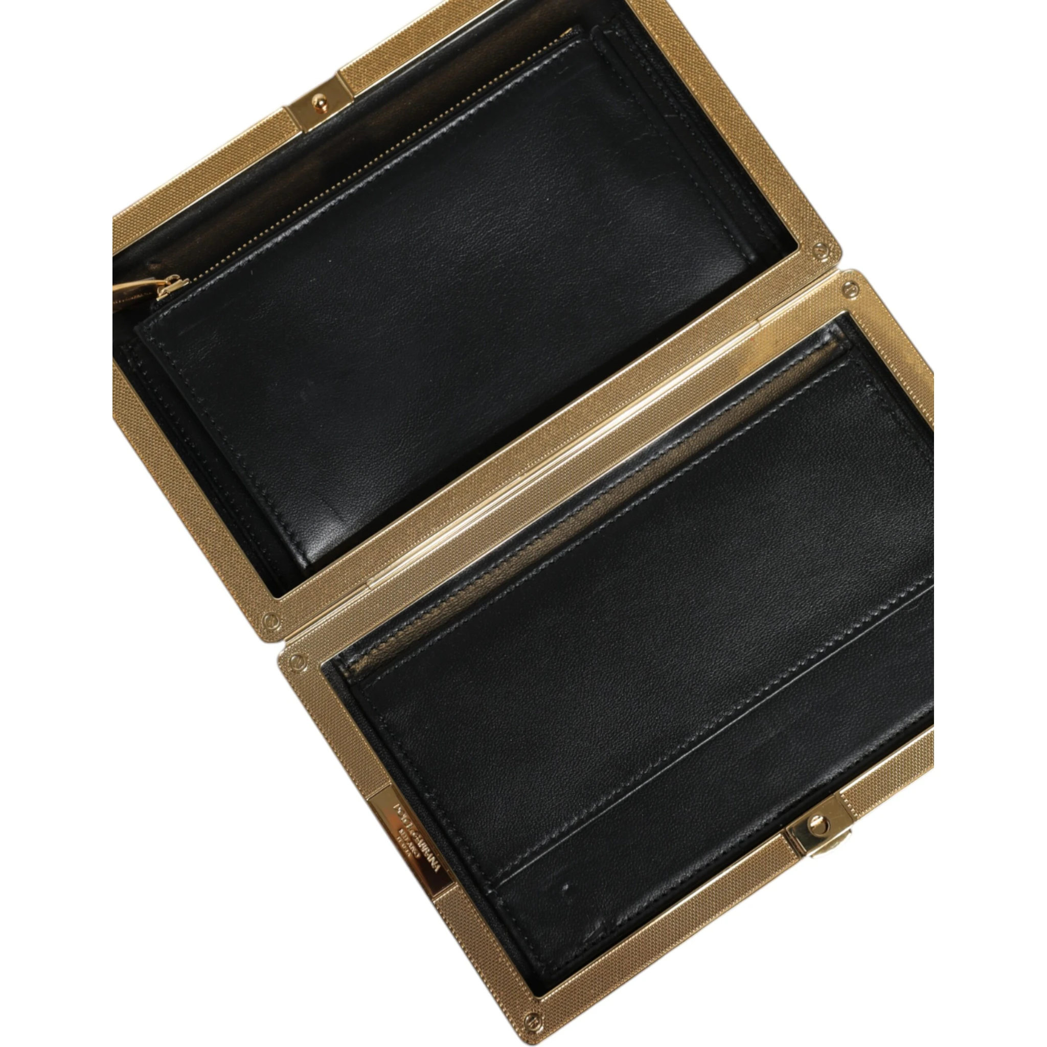 Multicolor Floral Gold Frame Clutch Evening Purse Bag