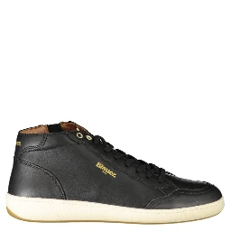 Black Polyester Sneaker