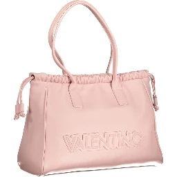 Pink Polyethylene Handbag