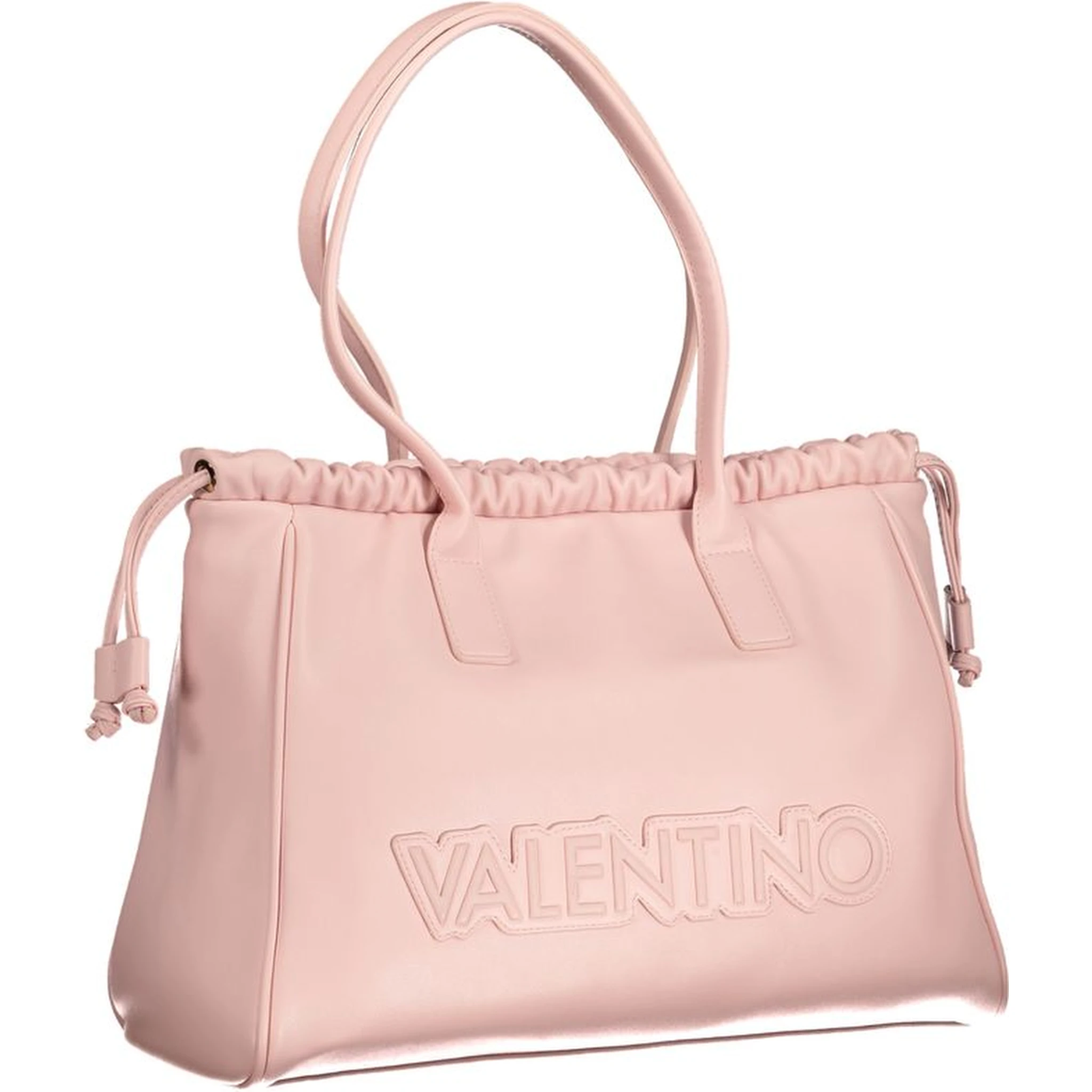 Pink Polyethylene Handbag