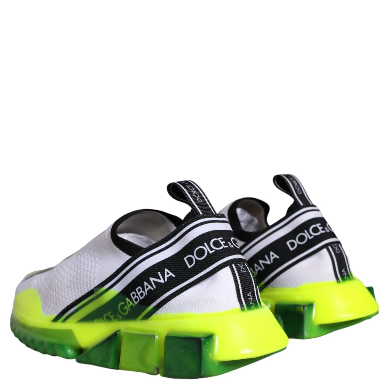 White Yellow Slip On Sorrento Sneakers Shoes