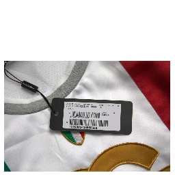 White Green Sleeveless Top Italian Flag Basket T-shirt