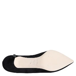 Black Amore Suede Bellucci Heels Pumps Shoes
