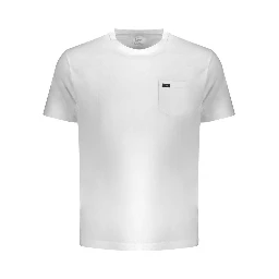 تي شيرت قطني أبيض