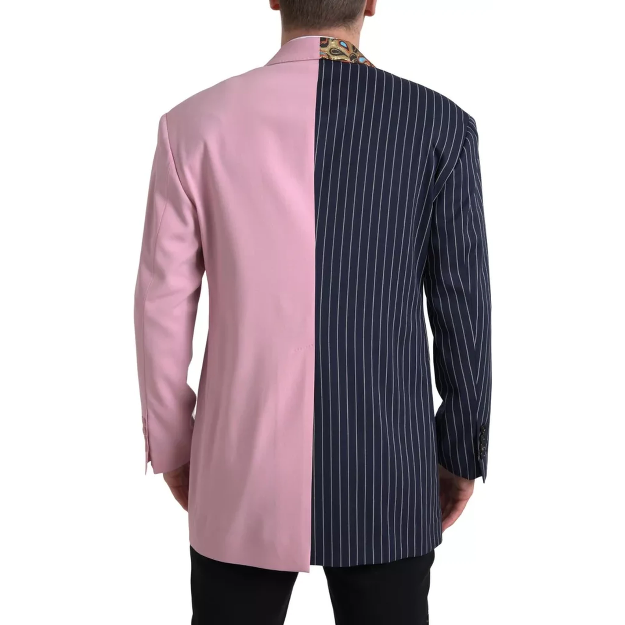 Multicolor Patchwork Single Breasted Blazer