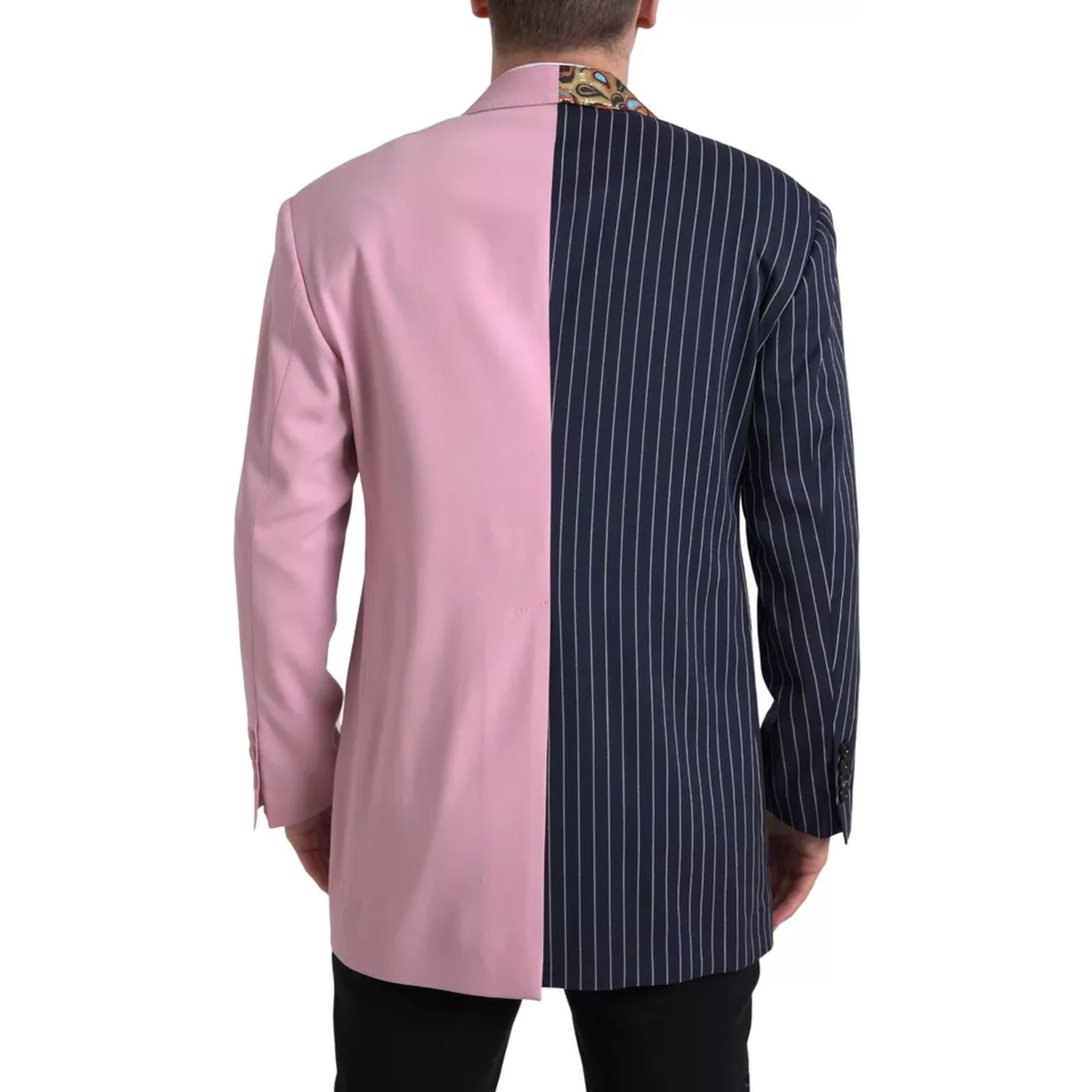 Multicolor Patchwork Single Breasted Blazer