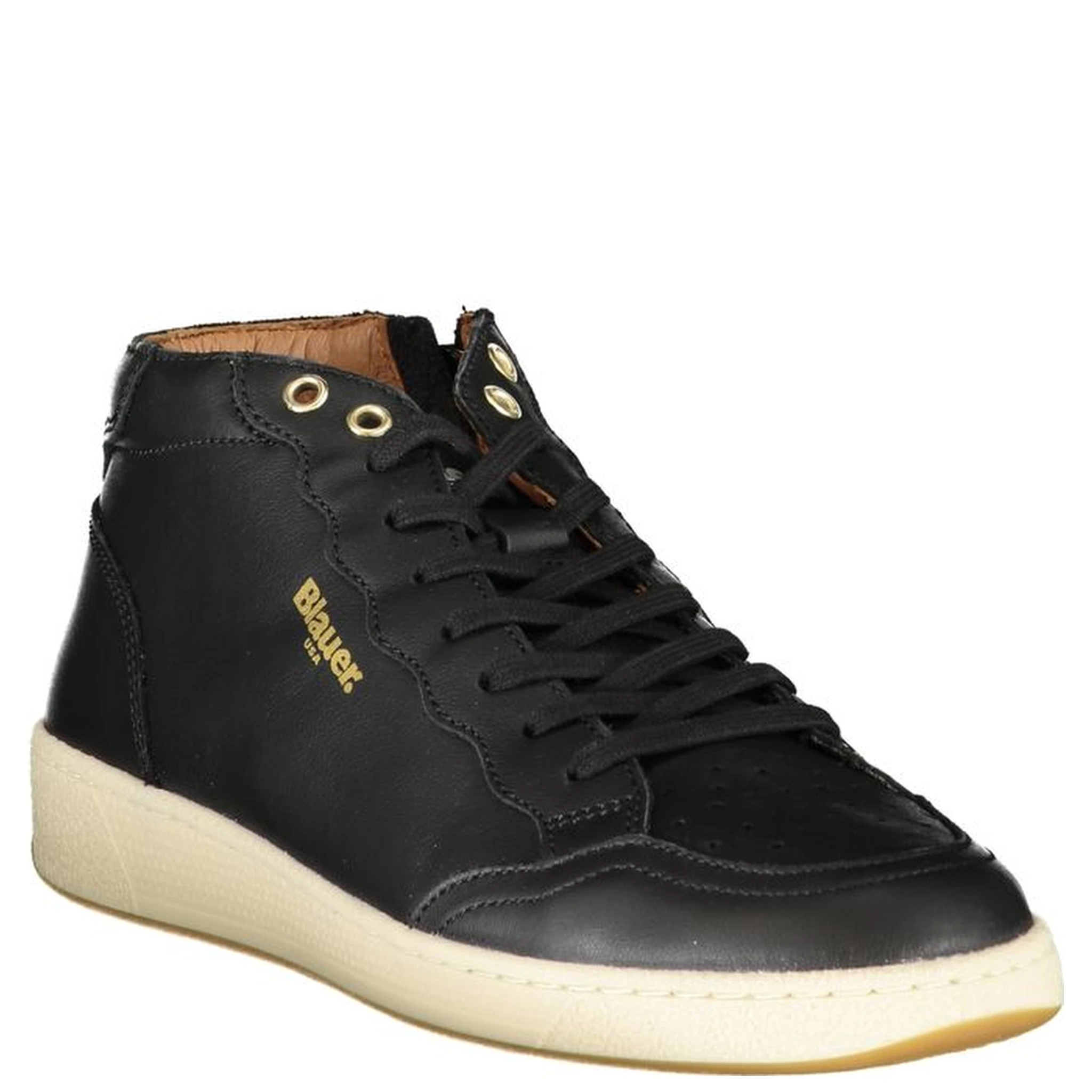 Black Polyester Sneaker
