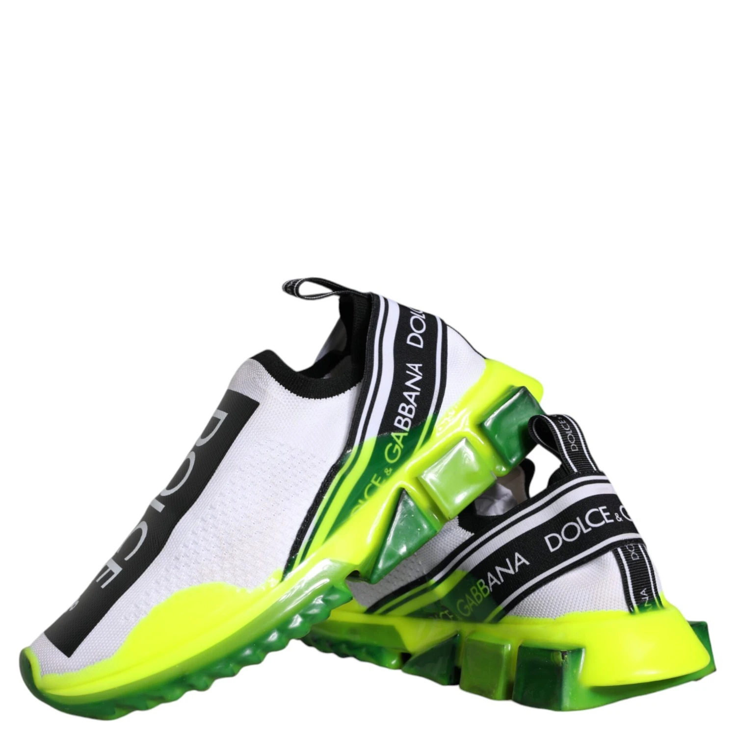 White Yellow Slip On Sorrento Sneakers Shoes