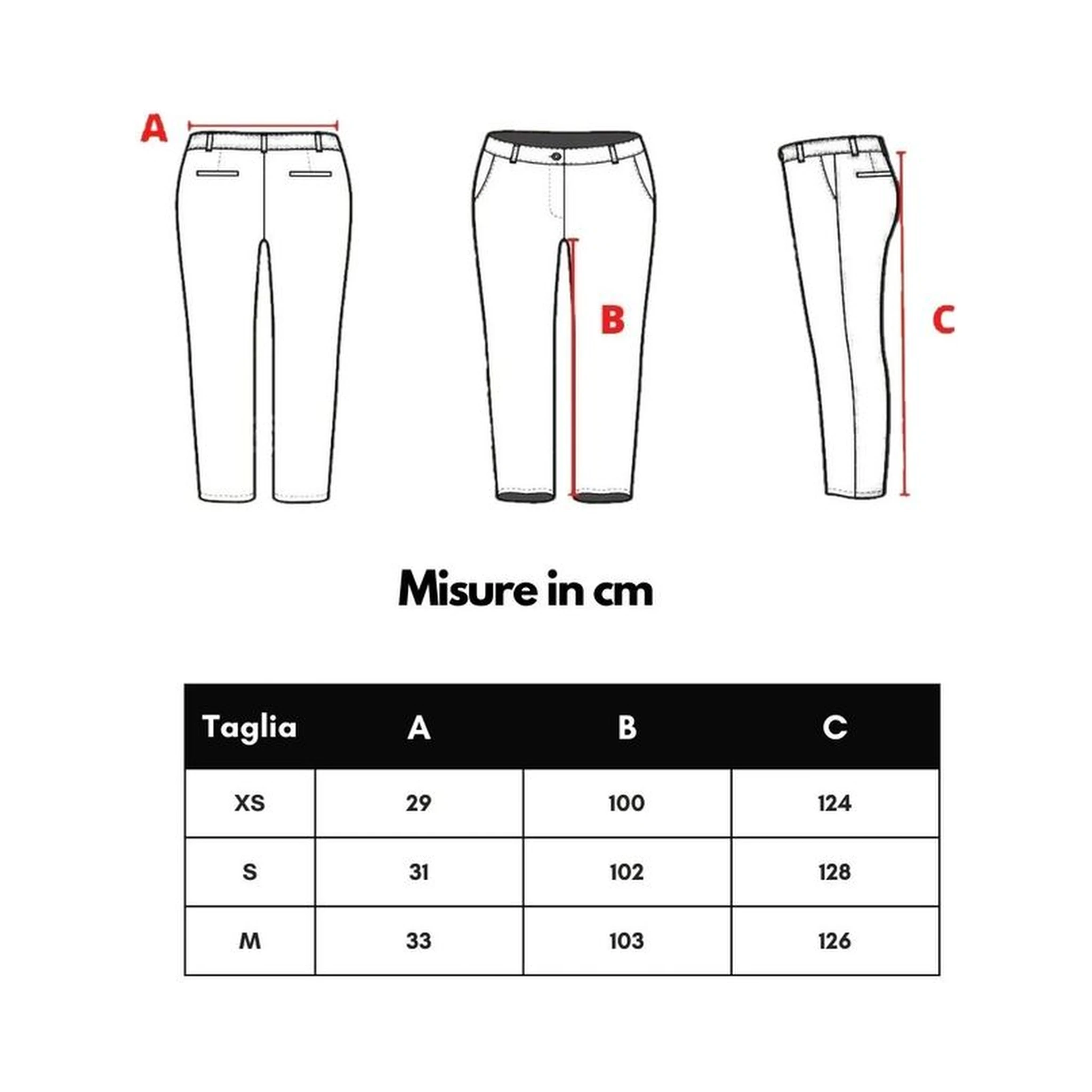 Red Cotton Athletic Pants