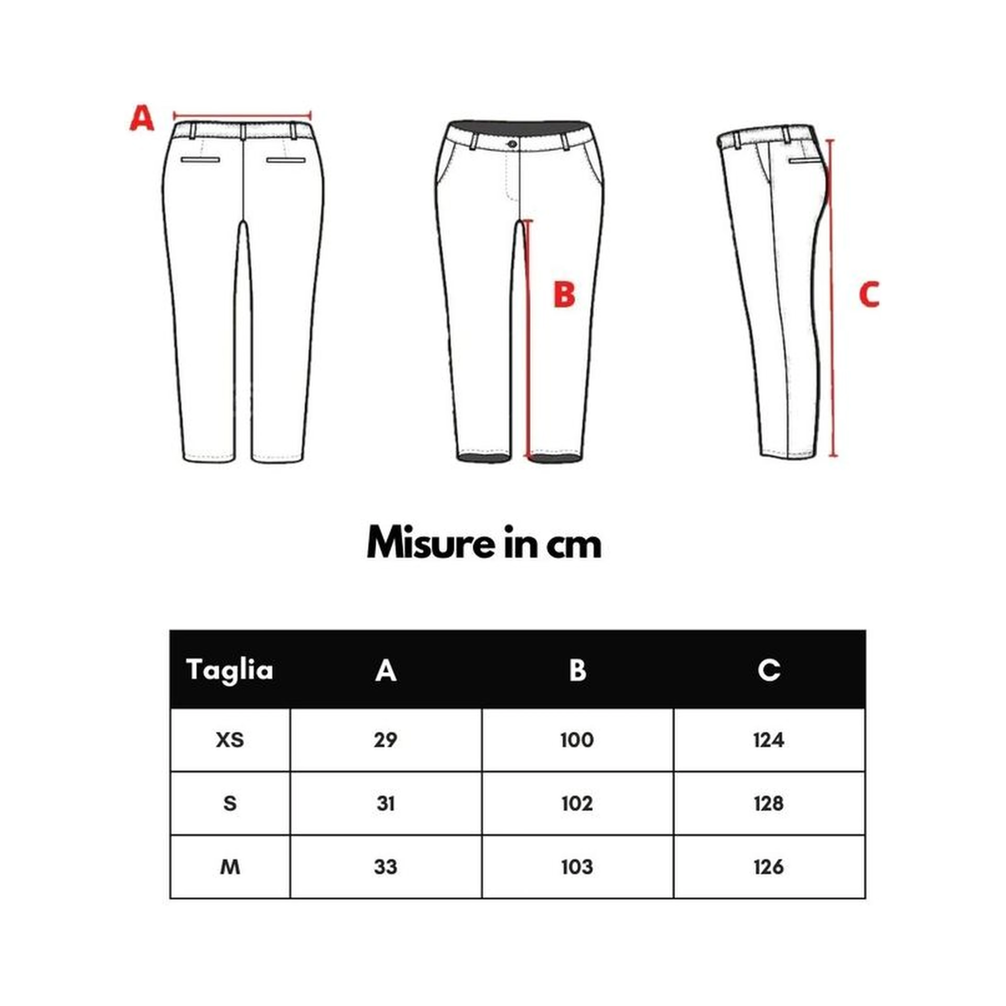 Red Cotton Athletic Pants