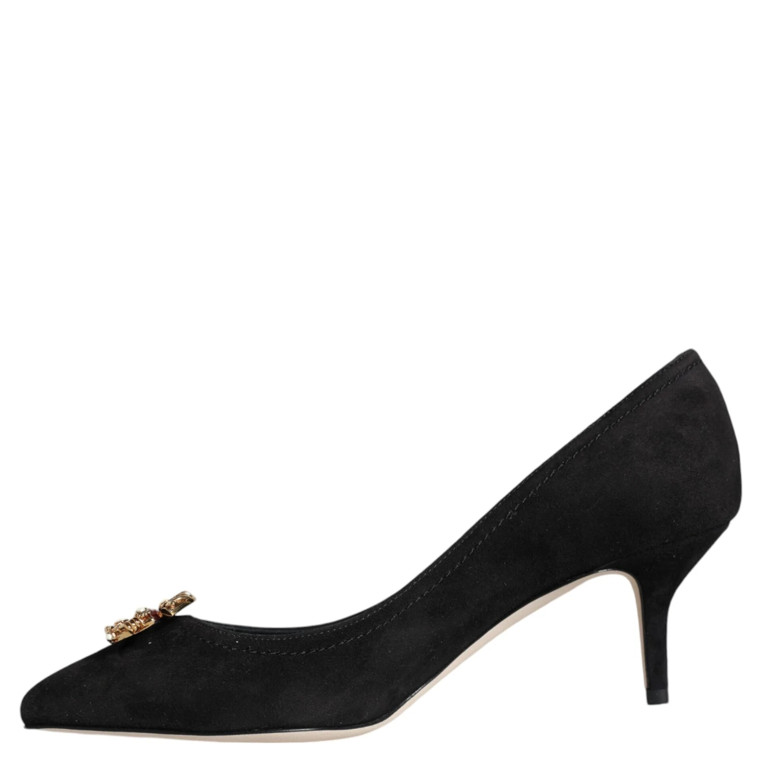 Black Amore Suede Bellucci Heels Pumps Shoes