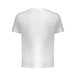 تي شيرت قطني أبيض