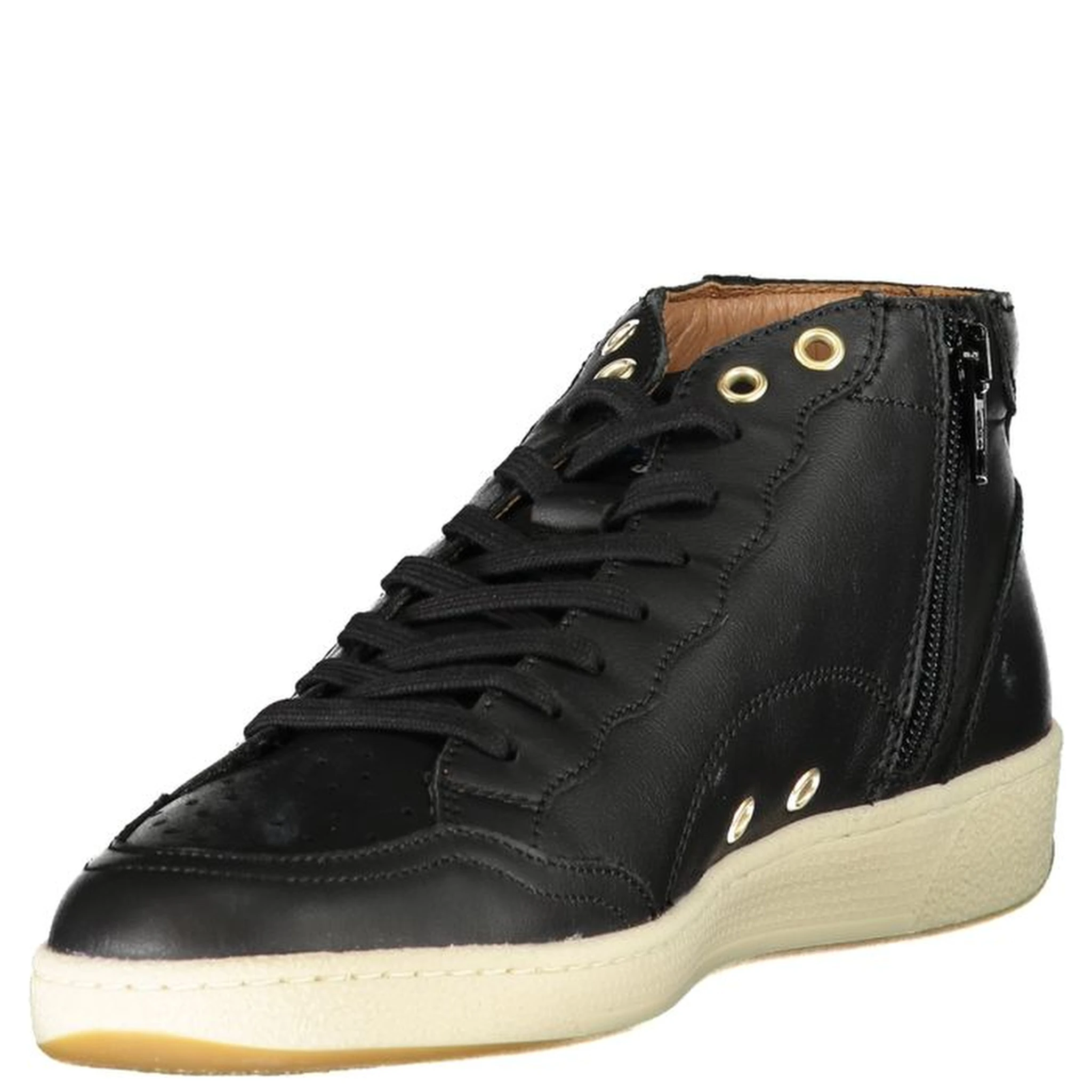 Black Polyester Sneaker