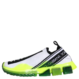 White Yellow Slip On Sorrento Sneakers Shoes