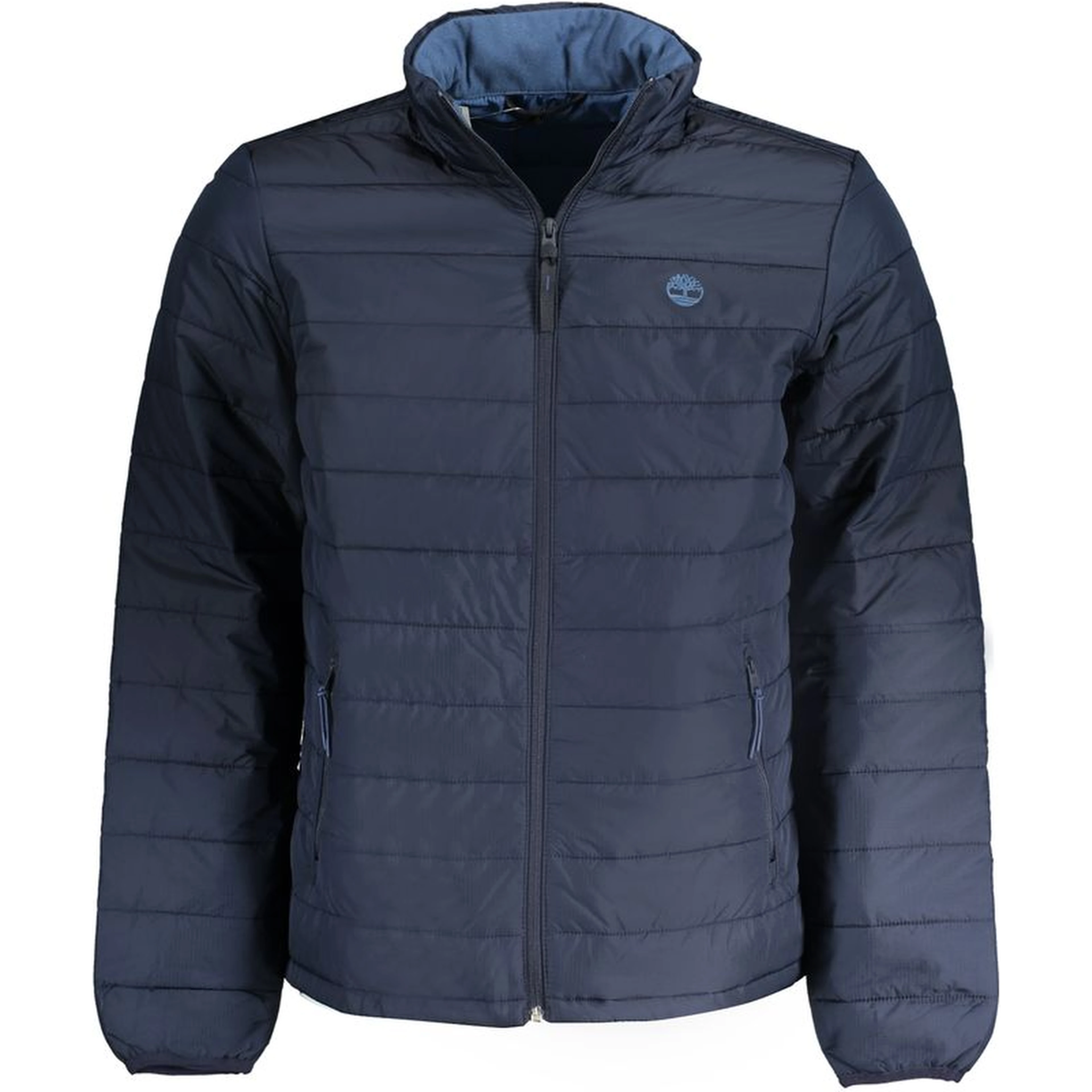 Blue Polyester Jackets & Coat